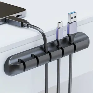 Adhesive Cable Holder Clips - Cord Management Organizer