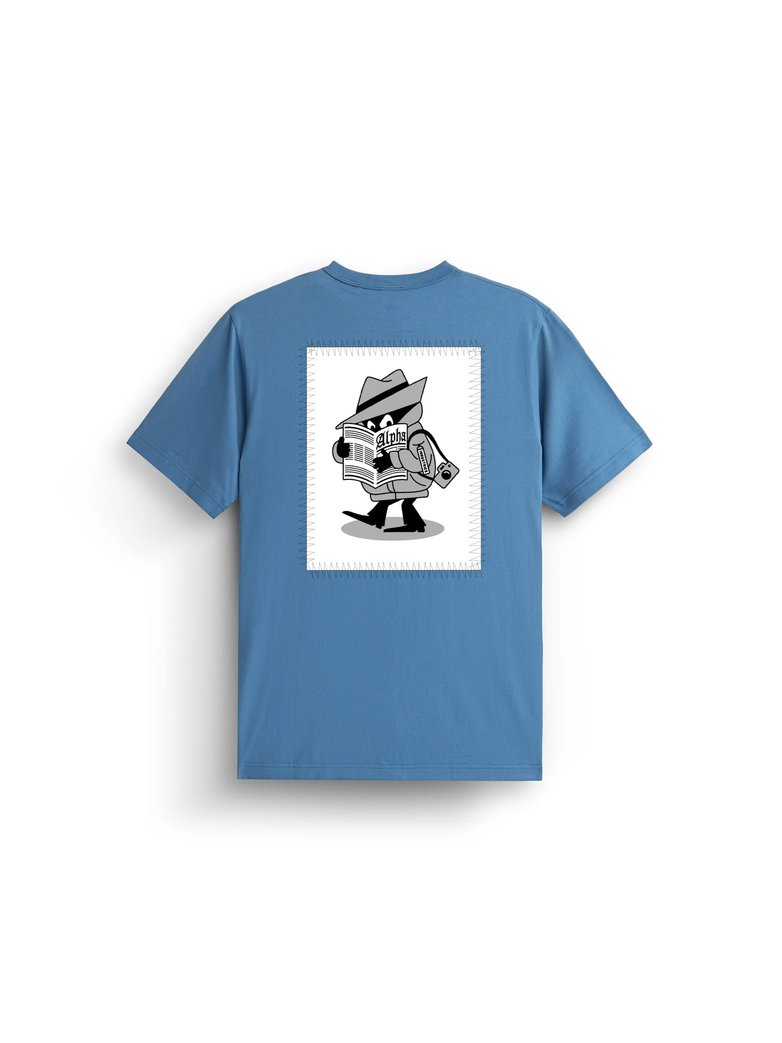 ALPHA NEWS PATCH TEE