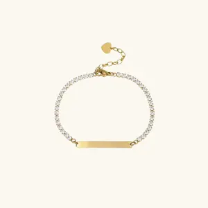 Custom Name Tennis Bracelet Custom Name Tennis Bracelet