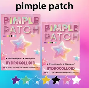480pcs  Colorful Star Acne Patches.Hydrocolloid Non-lrritating Spot Stickers, CreativeSkincare Gift for Holidays