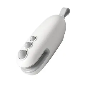 Mini Bag Sealer – 2-in-1 Rechargeable Heat Sealer & Cutter with Type-C, Portable Handheld Resealer for Chips, Snacks & Plastic Food Bags (White) Sealing Machine