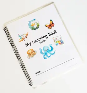 Toddler Learning Book with 22 Activity Pages| Toddler Busy Book|Toddler Workbook|Homeschool Curriculum