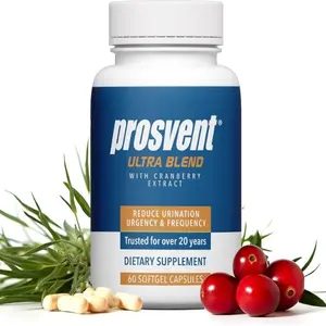 Ultra Blend with Cranberry Extract - 60 Softgel Capsules for Urinary Tract & Prostate Health - Natural Saw Palmetto & Lycopene Formula