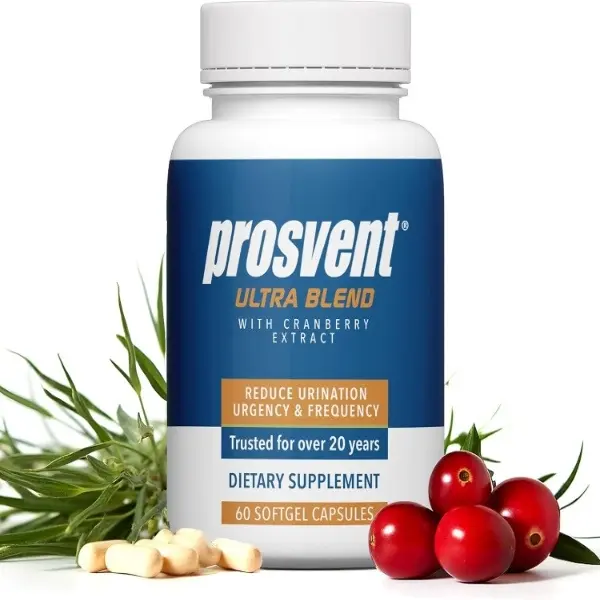 Ultra Blend with Cranberry Extract - 60 Softgel Capsules for Urinary Tract & Prostate Health - Natural Saw Palmetto & Lycopene Formula