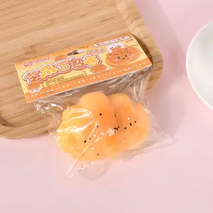 Rumilife Sesame Bread Squeezing Toy-Yellow Sesame Bread Roll Squishy - Soft Squeeze Toy