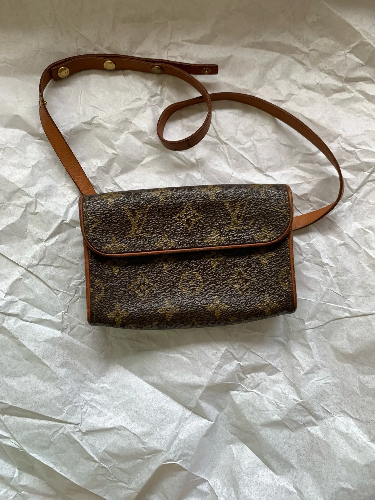 Pre-owned Louis Vuitton Monogram Vintage Envelope Waist Bag/Belt Bag/Crossbody
