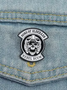 Odelin Rebel Son Enamel Pin, Sci-Fi Movie Merchandise, Alloy Brooch Badge Lapel Pins for Jackets Backpacks, Stylish Jewelry Accessories, Durable Metal Pins