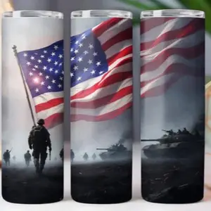 Patriot | 20oz Skinny sublimation tumbler transfer print out (TRANSFER ONLY, NOT A FINISHED TUMBLER)