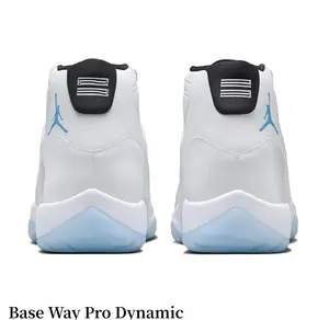 White & Blue Patent Leather + Mesh High-Top Retro Basketball Sneakers | Streetwear Cushioned Sports Shoes