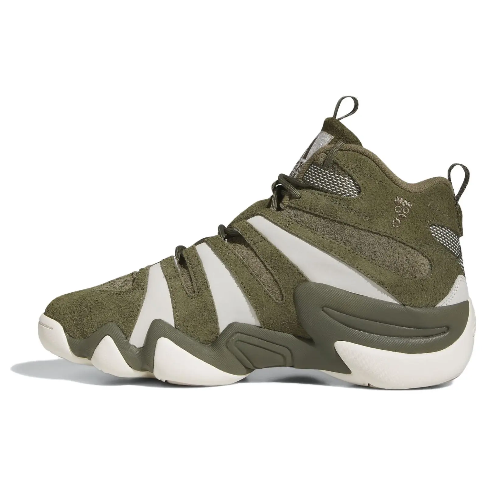Adidas Crazy 8 Olive Strata Breathable Mid Top Basketball Shoes Men's IG3904