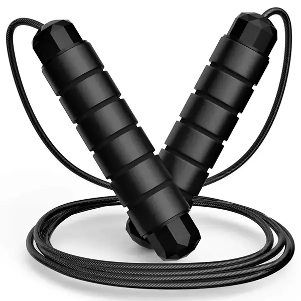 1pc Adjustable-Speed Ball-Bearing Jump Rope - Tangle-Free Skipping Rope for Home Gym Fitness Workouts (Men, Women)