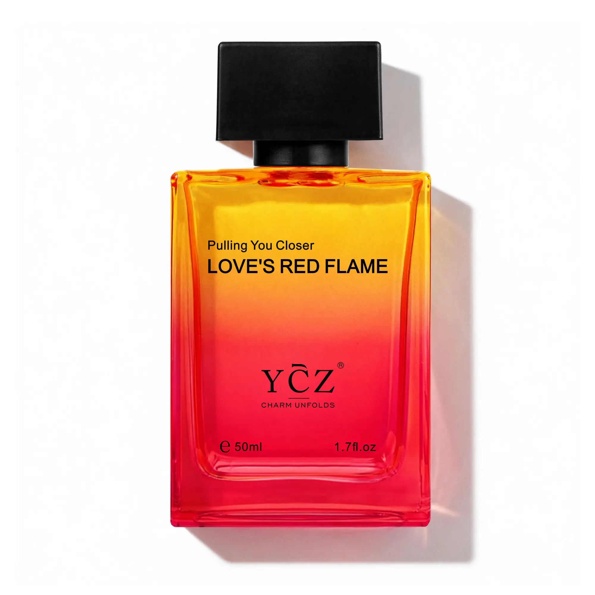 [YCZ] Love's Red Flame Eau de Parfum 1.7 fl oz | Warm Spicy Woody Fragrance, Warm, Alluring & Irresistibly Attractive, Long-Lasting for Dates and Evening Social Occasions, Inspired by the Spark That Draws Two People Closer,summer outifit
