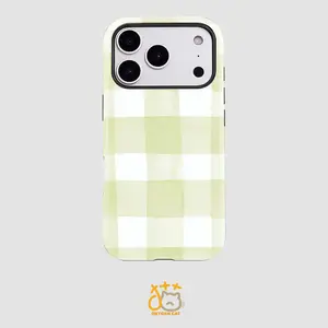 A watercolor checkered film 2-in-1 phone case, practical, Protective, eco-friendly, non-slip, and drop-proof, suitable for iPhone 17, 16, 15, 14, 13, 12, 11 Pro, Pro Max, and Plus. A perfect phone case gift for family and friends.