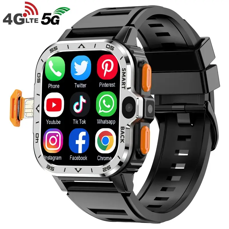 Fall PGD Android Smart Watch Men GPS 16G/64G ROM Storage HD Dual Camera NFC 2G 4G SIM Card WIFI Wireless Fast Internet Access