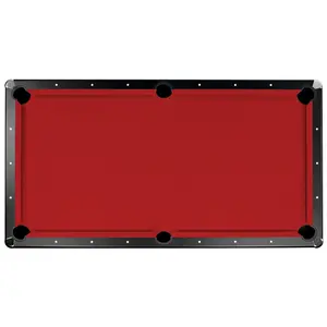 212 MAIN Championship BG263RD 8 ft. Saturn II Billiard Cloth, Red Pool Table Felt, Billiard Accessories, Tight Weave