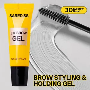 10ml Brow Styling Spiking Glue, Clear Eyebrow Setting Gel, Brow Fix Gel for Waterproof & Sweat-Proof Hold, Eyebrow Styling Liquid for Brows, Perfect for Salon or Home Makeup Use