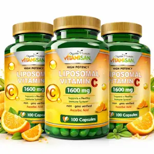 3 Vitamin C Vitamina Super HIgh Potency 1600 Liposomal 300 caps Support Immune S