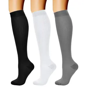 3/5 pairs of comfortable  stockings, suitable for both men and women, nylon stockings, suitable for medical staff, teachers and sports enthusiasts. midi  socks Halloween Over-the-Knee Cotton Socks Opaque High Skating Satin Bow Thigh