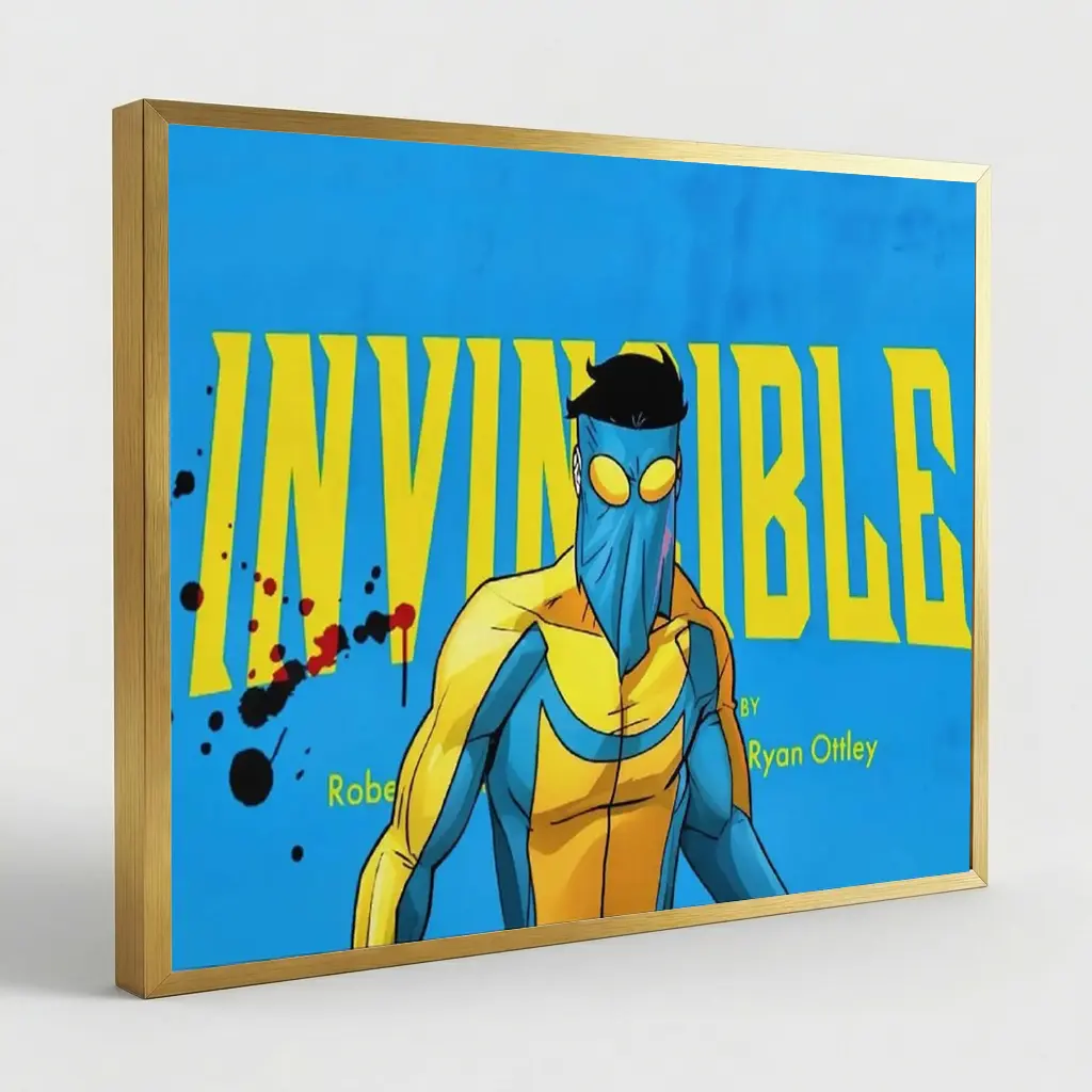 Style-5 Golden Metal Frame