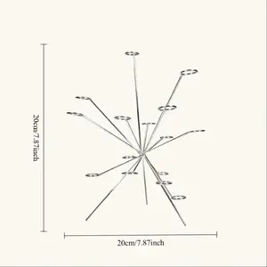 Exploding Fruit Tray, Desktop Firework Display Stand, 2026 New Artistic Floating Fruit Rack, Minimalist Design, 360° Ventilation, Kitchen & Coffee Table, Display Riser