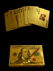 Gold Foil Playing Cards