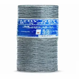 Mazeland  48 x 2 x 25 ft. Poultry Netting -, Galvanized Steel