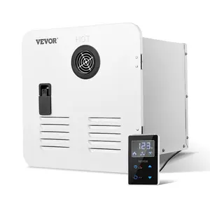 VEVOR RV Tankless Water Heater, Instant Shower with 15x 15 inches White Door and Remote Controller, 42000BTU Optimized Comfort Performance Hot Water, Ideal for RVers' Family Everyday Use, WhiteVEVOR Super Brand Day