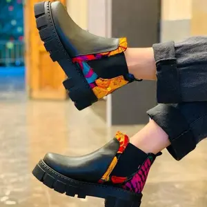 Bota baja bordada $65 - Beautiful Embroidered Boot - Handmade in Mexico, Floral Design, Casual & Formal, Mexican boot  Women