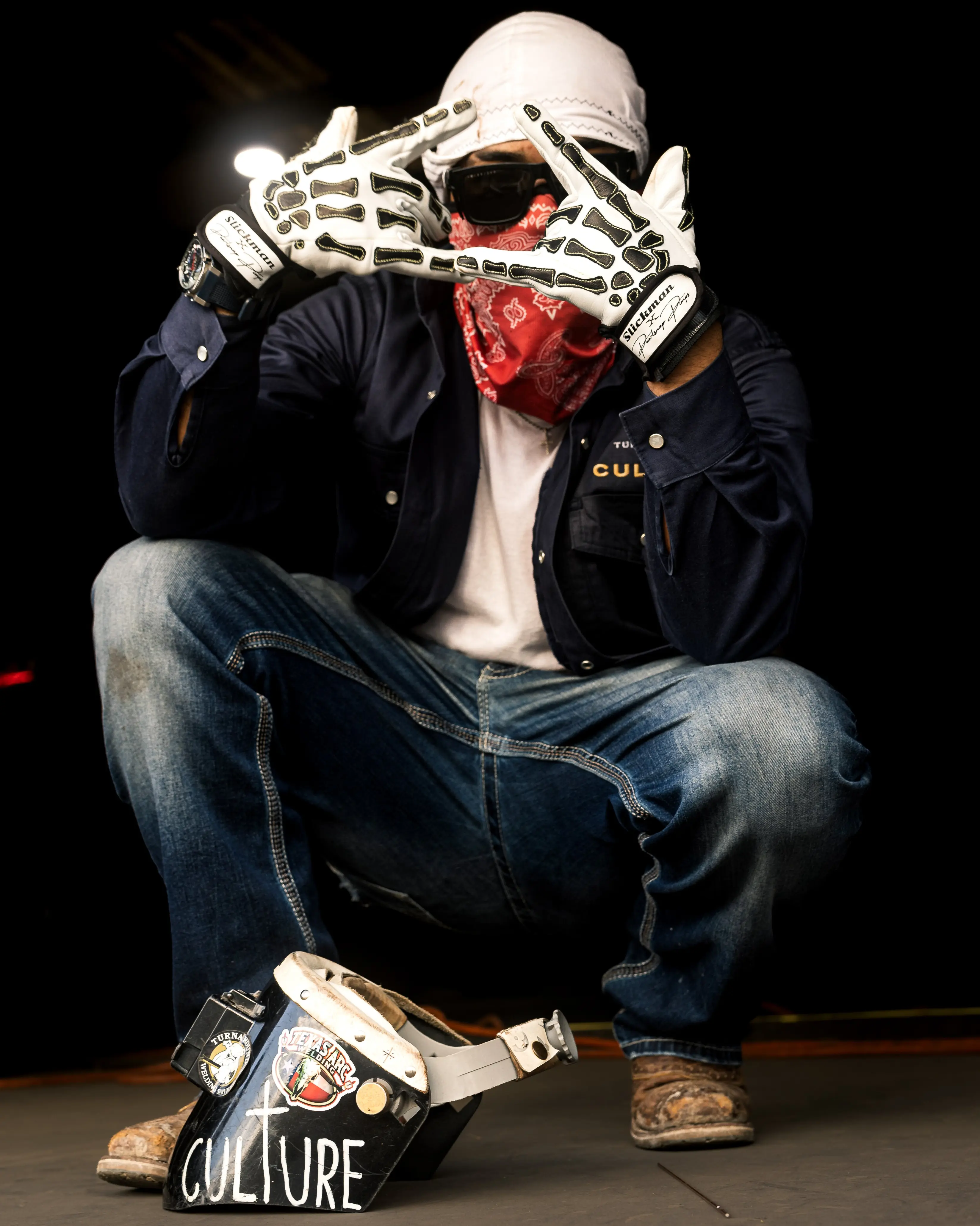 Skeleton Tig Welding Gloves