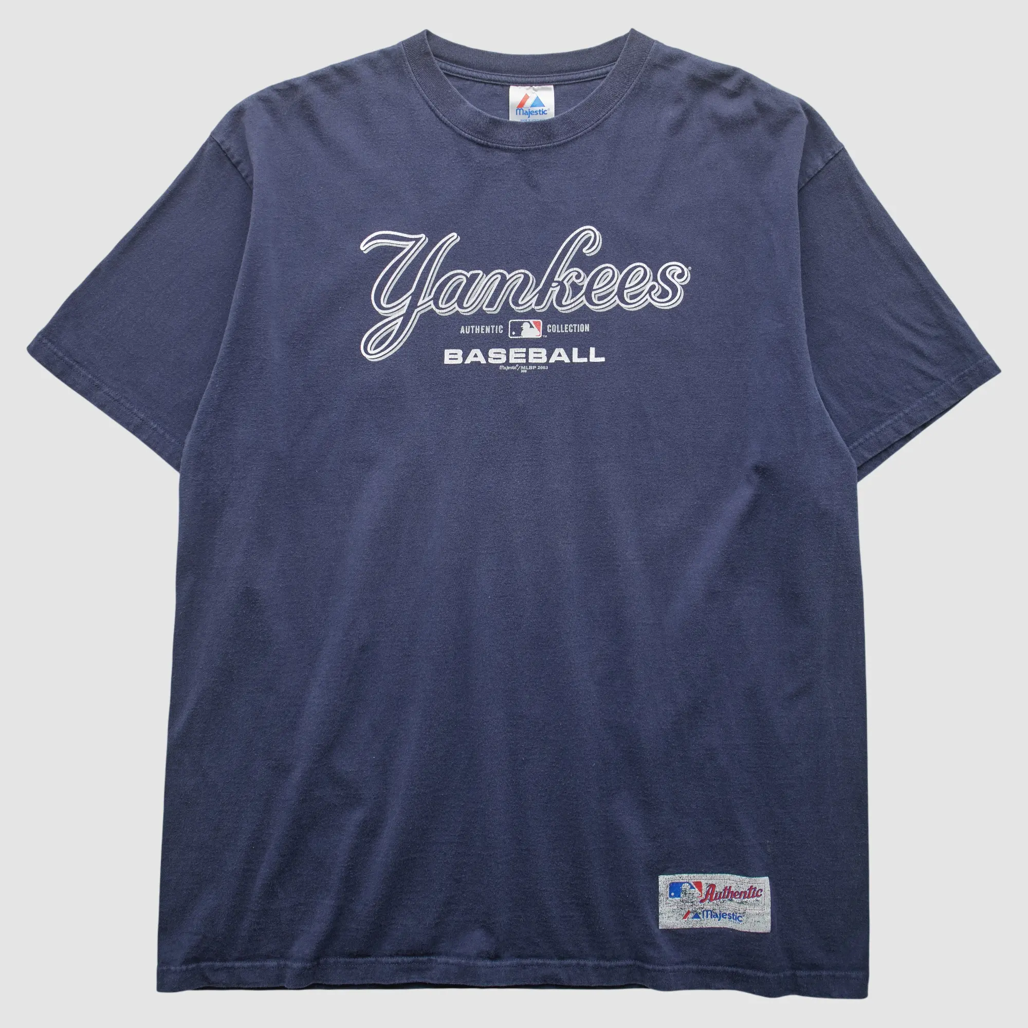 New York Yankees Majestic 2003 T-Shirt - Navy - 2XL