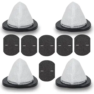 4 Set of 2030 Vacuum Dust Filters for Bissell Vacuum Cleaners 2030, 2030L, 20303, 20306, 20307 (4 Filters + 8 Sponges)