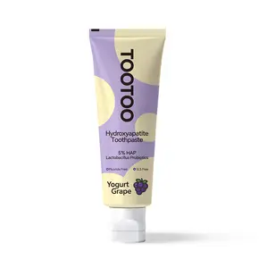 tootoo Fluoride-Free 5% Hydroxyapatite Kids Toothpaste , Appropriate for Sensitive Teeth , Kids Oral Care Grape Yogurt Flavor 4.23oz TikTokShopHolidayHaul