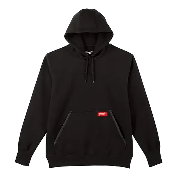 Milwaukee 350 Heavy Duty Pullover Hoodie, Tops, Fabric, Menswear, Long, Cotton, Breathable, Pocket