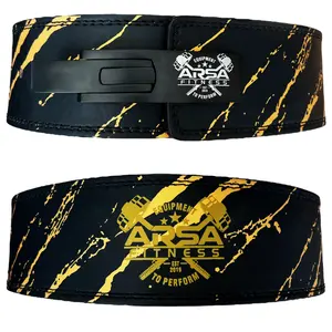 Arsa Fitness 10MM Weighlifting Lever Belt - Black Marble