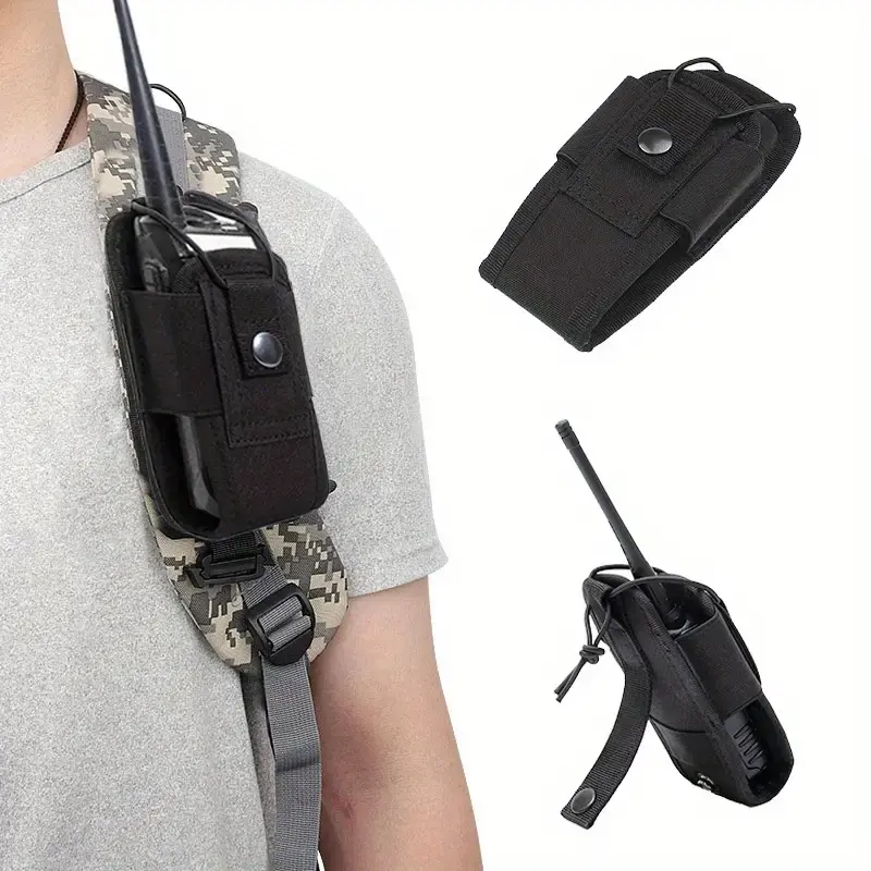 Outdoor tactical radio walkie-talkie bag, suitable for mountain climbing and hiking, easy to carry, Portable and install
