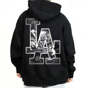 la Chicano Clothing, Chicana Art, Cholo Chola outfit Cotton Fabric Menswear Casual, Streetwear hoodie