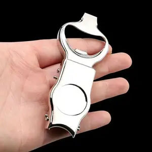 Stainless Steel Multifunctional Folding Can Bottle Opener Beverage Mixer Soda Water Bottle Sealer Beer Starter Bottle Opener