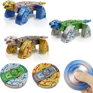 Transforming Fidget Spinner Toy, Perfect Party Gift for Teens, DIY Robot Gyroscope, Smooth Rotation, Ideal Student and Teenage Gift, Durable
