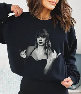 T-Swizzle Middle Finger Sweatshirt, T-Swizzle Shirt, Era Tour Shirt UnisexT-Shirt for Men & Women, Funny Vintage Style, Perfect Nostalgic
