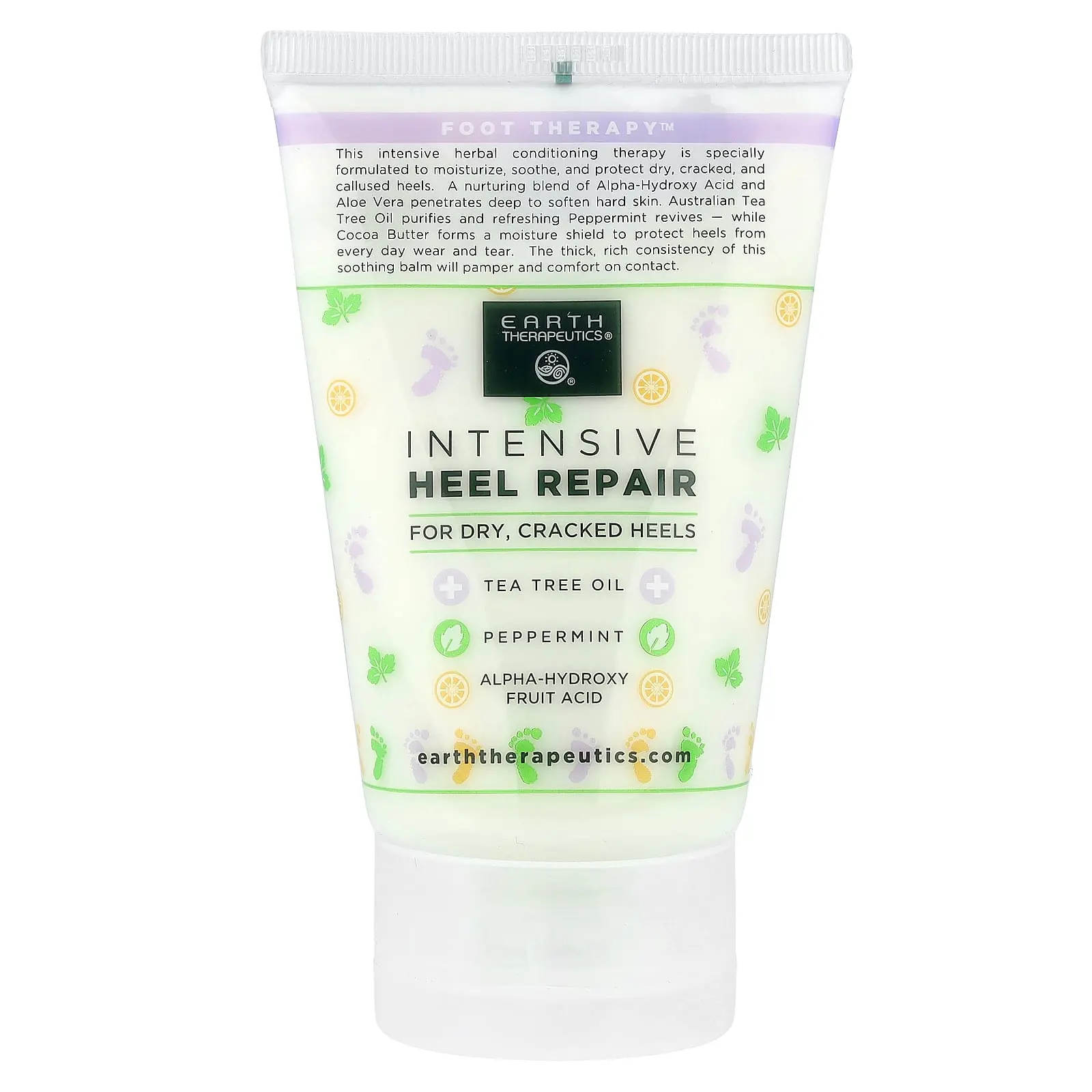 Earth Therapeutics Intensive Heel Repair, For Dry, Cracked Heels, 4 fl oz (118 ml)