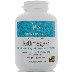 Natural Factors, (3 Pack) WomenSense, RxOmega-3, 120 Enteripure Softgels