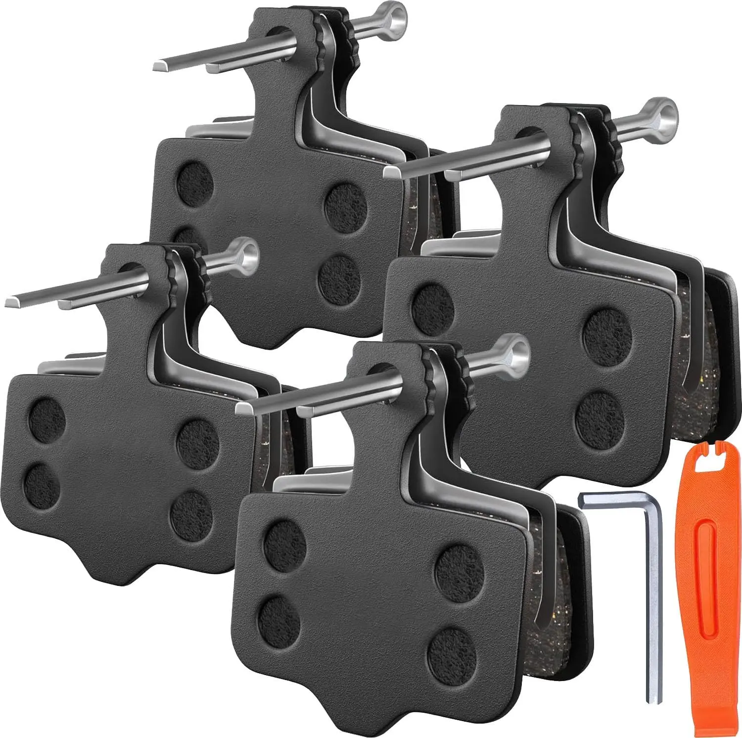 Pads with Installation Tool, High-Performance  Pads, Disc  Pads & Spring (Semi-Metallic&) for Mountain  Disc Brakes