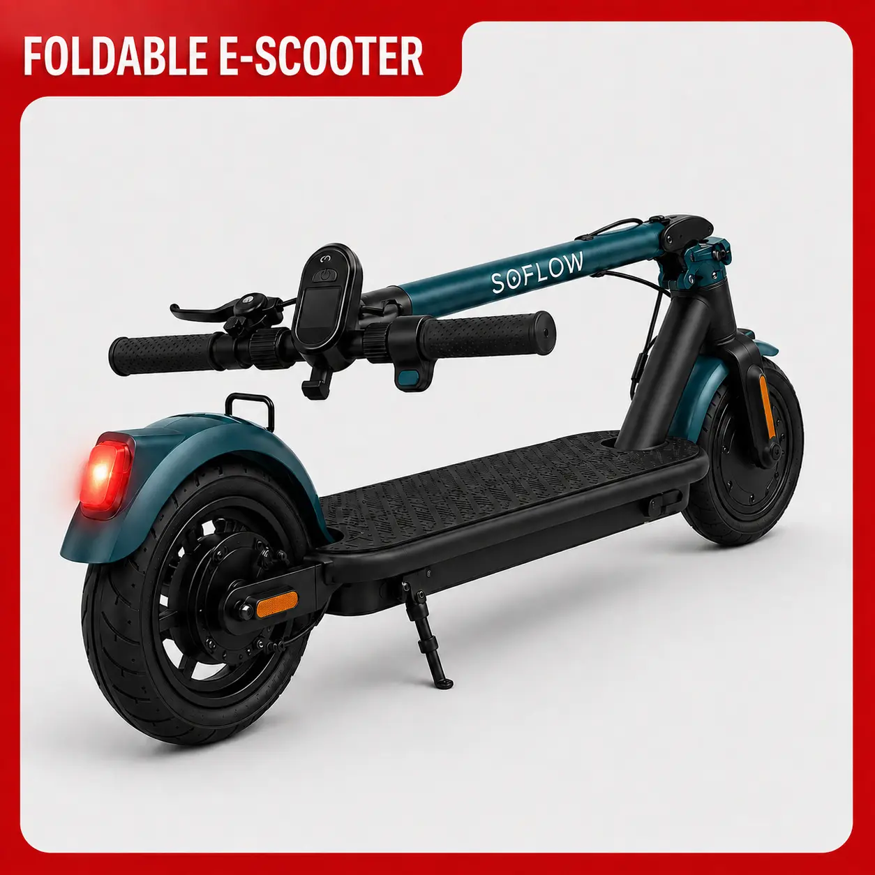 Adult Electric Scooter with 700W Motor, 18 MPH Max Speed, 8.5" Tires, Smart LED Display, Rear Disc Brake, LED Headlight, Compact Fold, Portable Design for Daily Commute & City Scootering