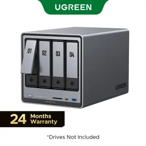 UGREEN NASync DXP4800 Pro 4-bay,Intel Core i3-1315U Processor CPU, 10GbE + 2.5GbE LAN, Dual M.2 NVMe SSD SlotsProcessor CPU, 10GbE + 2.5GbE LAN, Dual M.2 NVMe SSD Slots, （Drives Not Included）-tiktokshopstockup,mothersdaygift