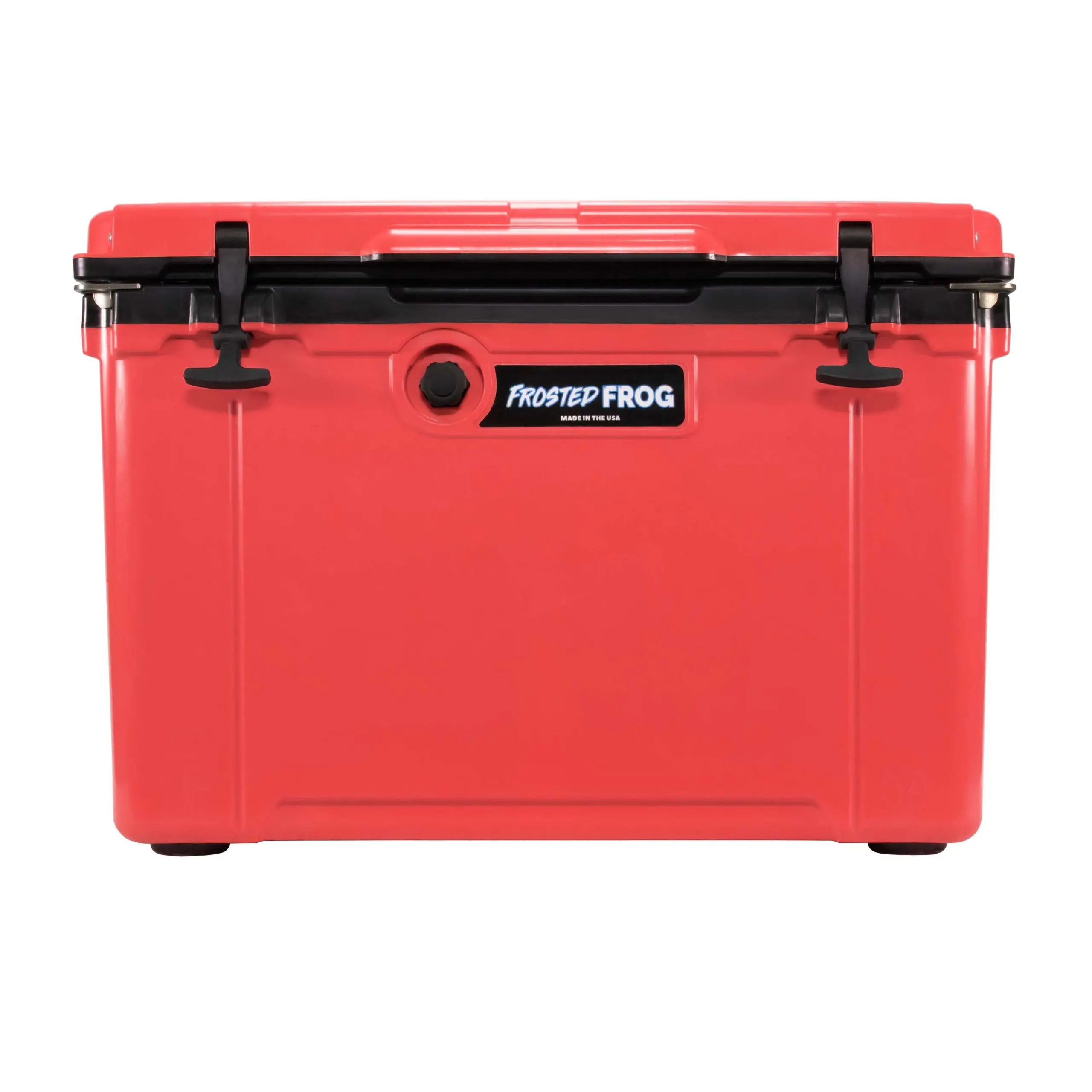Frosted Frog USA MADE 54 QT Cooler Hyper-Light - Red and Black Cooler, 54 Quart