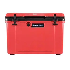 Frosted Frog USA MADE 54 QT Cooler Hyper-Light - Red and Black Cooler, 54 Quart