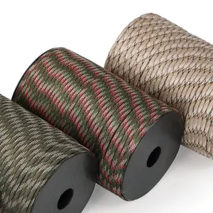 camping gear 100M/50M 550  Standard 9-Core Paracord Rope 4mm Outdoor Parachute Cord Survival Umbrella Tent Lanyard Strap