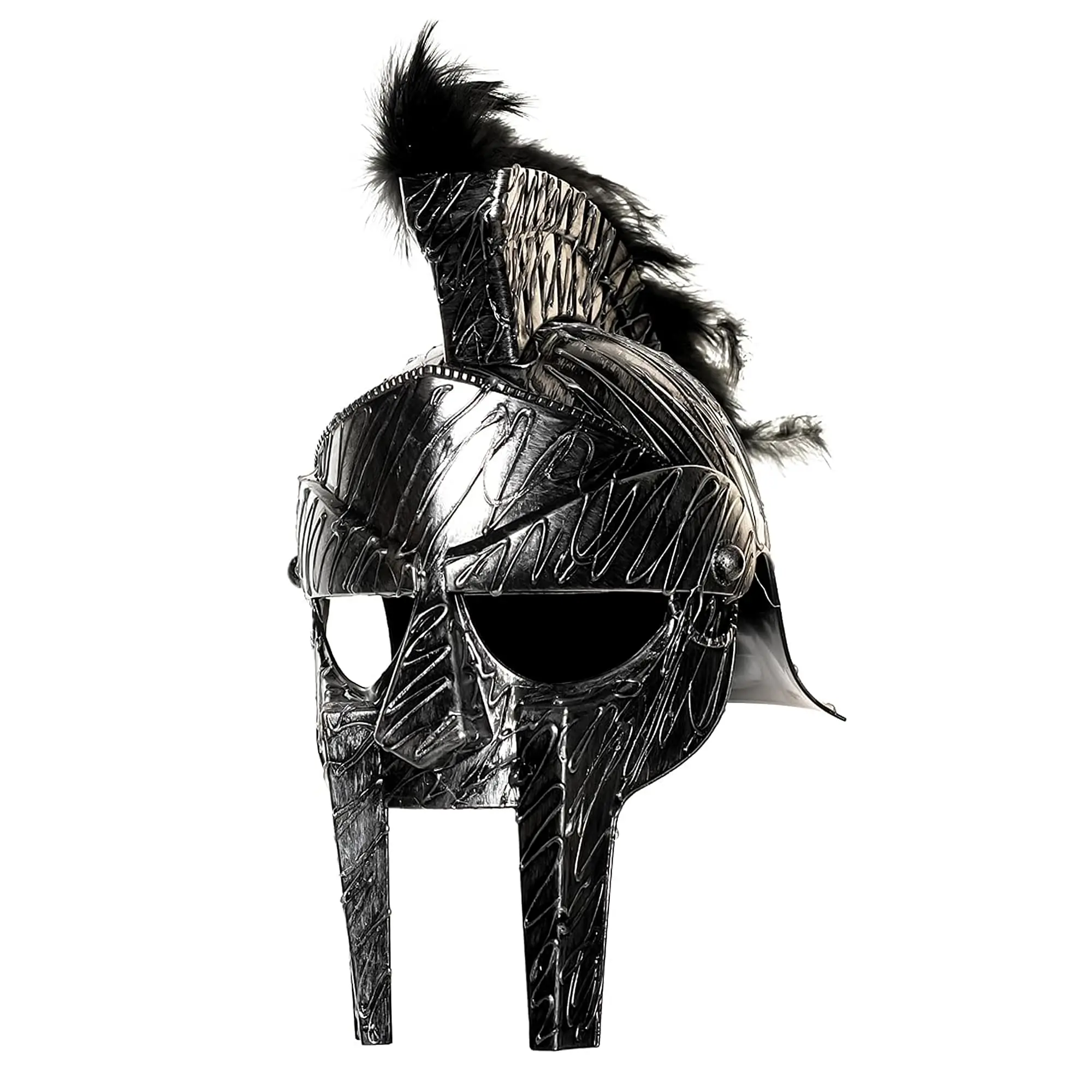 Evil Roman Gladiator Helmet Adult Costume Accessory, Original, Menswear, Costume Ideas, Fabrics, Stage Costume