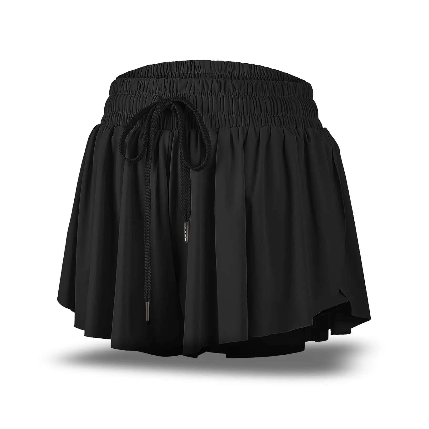 2 in 1 Flowy Sports Shorts for Women Gym Yoga Athletic Running Workout Biker Shorts Tennis Golf Skort Skirt Cute Clothes Casual  Lounge Sweat Skirt Summer