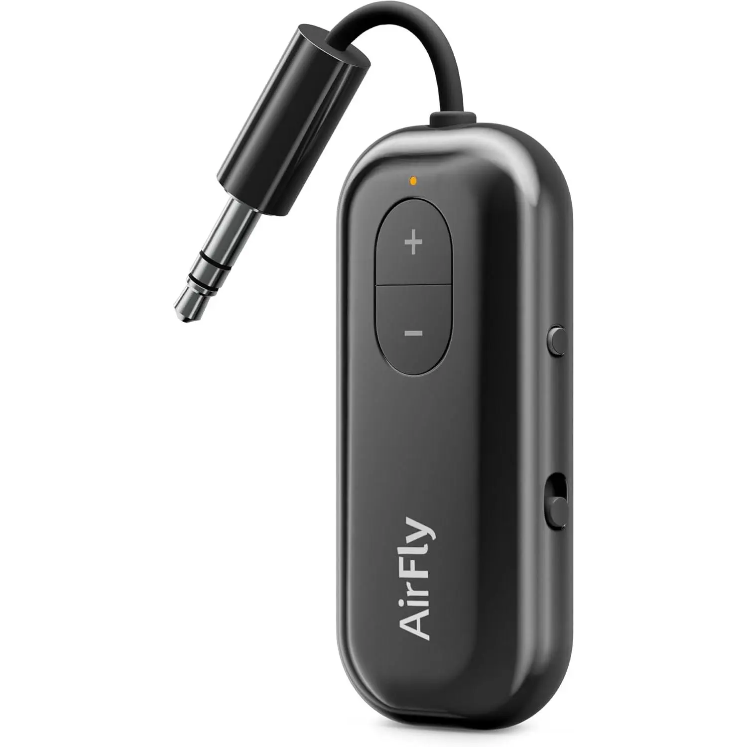 AirFly SE,  Wireless Audio Transmitter for AirPods/Wireless or Noise-Cancelling Headphones; Use with Any 3.5 mm Audio Jack on Airplanes, Gym Equipment or iPad/Tablets (Black)